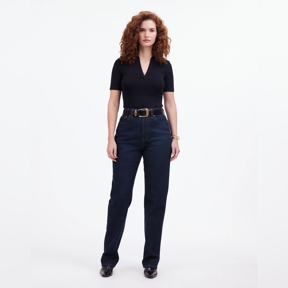 Madewell The Petite Curvy '90s Straight Jean